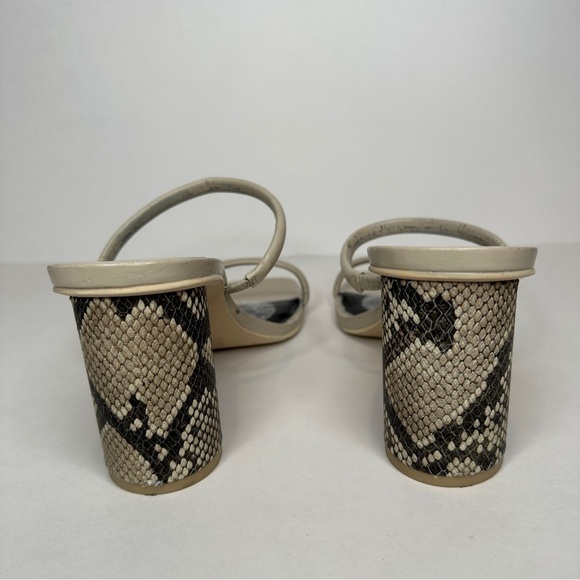 Dolce Vita Block Heel Sandal Snakeprint - Picture 8 of 10